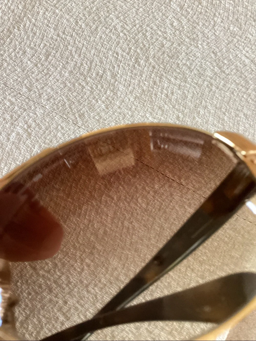Ray-Ban Arista Gold Frame Brown Gradient Aviator Sunglasses - Ray-Ban RB3386 - Picture 13 of 16